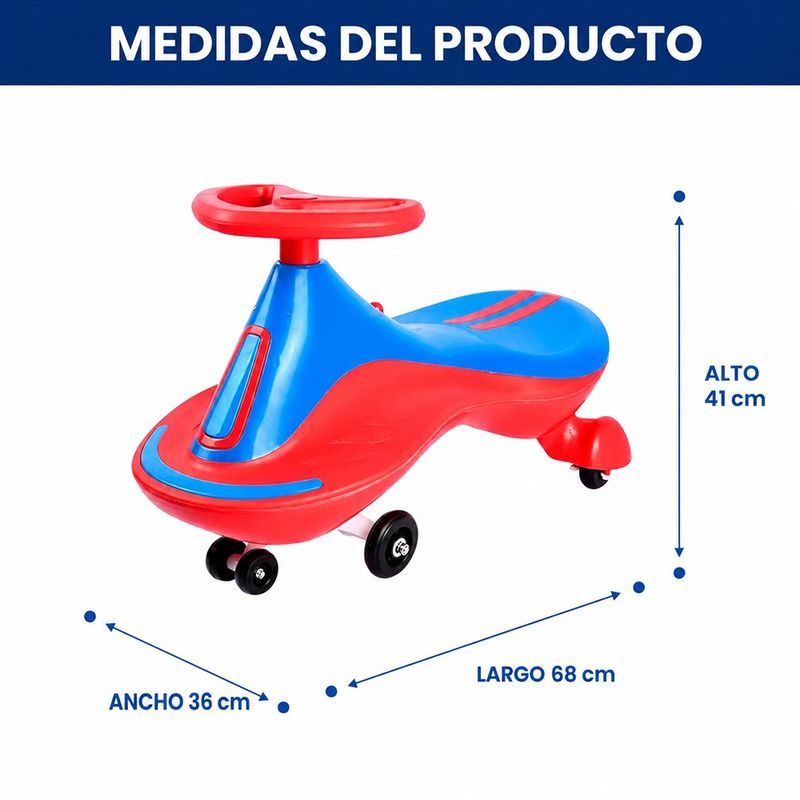 Carro Gira y Camina con Sonido y Luces Spider-Man