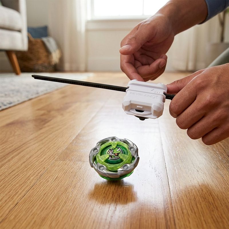 Trompo Beyblade X Wand Wizard 1-60R con Lanzador de Cuerda y Sistema X-Celerator - Presentación Surtida