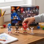 Set de Figuras de la Película Sonic 3 con Sonic, Shadow y Knuckles 2.5 Plg