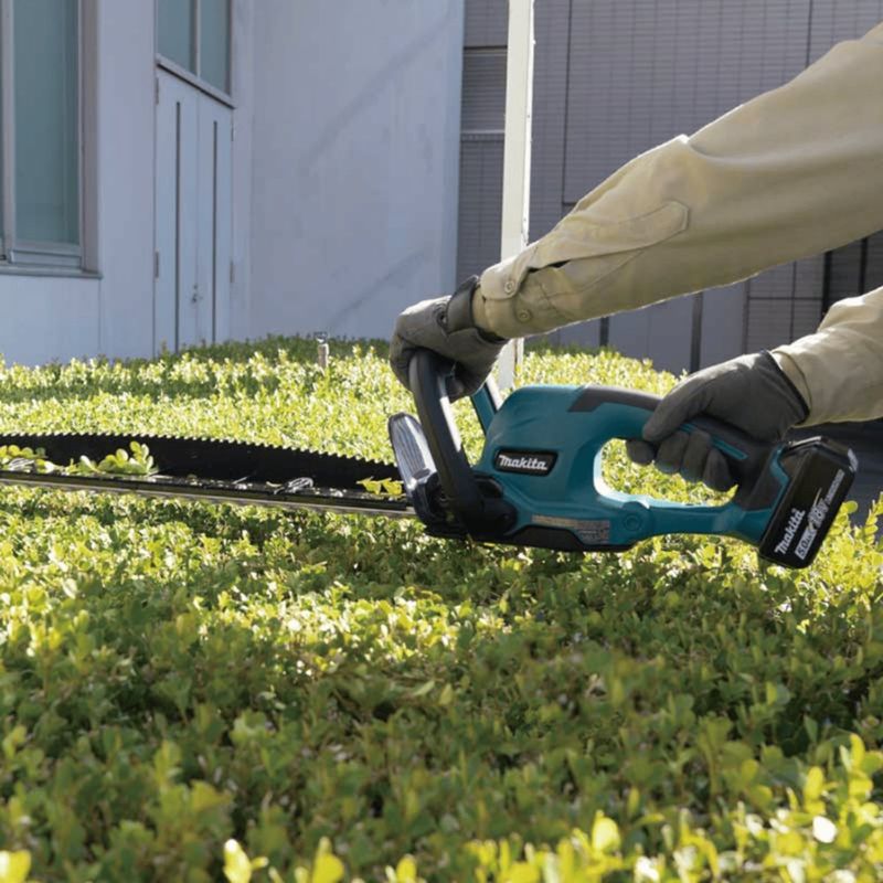 Cortasetos Inalámbrico 18V con Cuchilla de 60 cm y Corte de 15 mm para Jardín