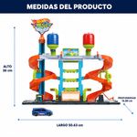 Hot Wheels City Mega Torre de Lavado de Carros con Vehículo Color Shifters
