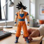 Figura de Acción Goku Limit Breaker de 12 Plg con 5 Puntos de Articulación para Juego y Colección