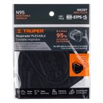 Mascarilla N95 Plegable Negra