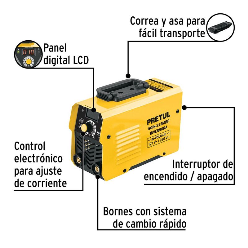 Soldadora Inversora Mini 130 A