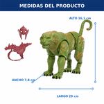Figura de Acción de Masters of the Universe Battle Cat con Armadura Removible