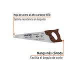 Serrucho Dorado 9 Dientes por Pulgada 18 Plg