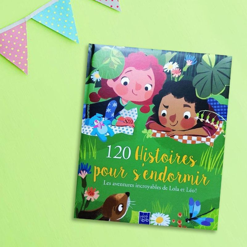 Libro Infantil 120 Histoires pour s'endormir. Lola et Léo! - Yoyo