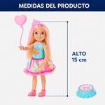 Muñeca Chelsea Cumpleaños Barbie Club con Accesorios de Fiesta