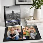 Álbum Fotográfico para 36 Fotos Diseño con Portada Personalizable 4 x 6 Plg Color Negro