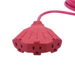 Extensión para Interior y Exterior de 30 Metros con Calibre 14 AWG en Color Rojo