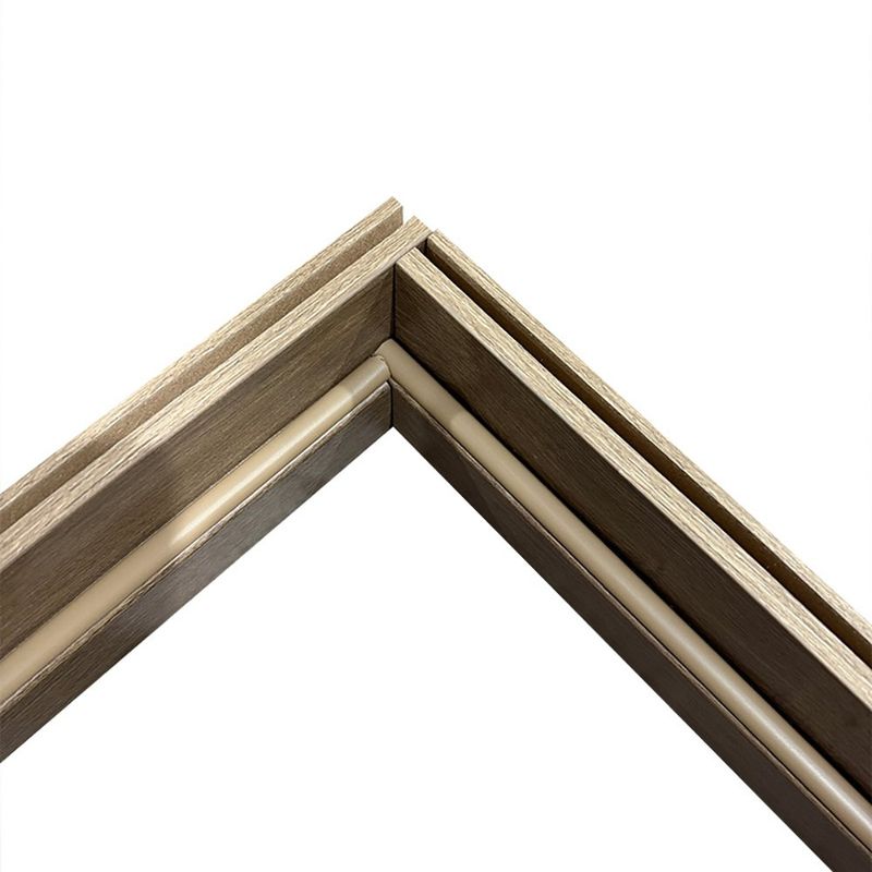 Marco Ajustable para Puerta de MDF con Melamina Roma 6 x 9-12 x 218 cm