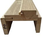 Marco Ajustable para Puerta de MDF con Melamina Roma 6 x 9-12 x 218 cm