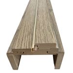 Marco Ajustable para Puerta de MDF con Melamina Milán 6 x 9-12 x 218 cm