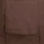 Cobertor para Fogata Cuadrado de Poliéster Impermeable Color Café 106 Cm