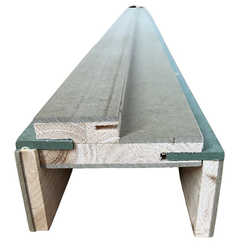 Marco Ajustable para Puerta de MDF Hidrófugo 6 x 9-12 x 218 cm