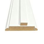 Marco para Puerta de MDF Blanco Primed Bosel 18 x 60 x 218 cm