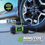 Inflador de Llantas 120V con Medidor de Presión y Kit de Accesorios