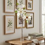 Flor Artificial Magnolia Color Blanco de 75 Cm para Floreros y Arreglos