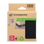 Set de Protectores Antivibración para Lavadora y Electrodomésticos 10x10 Cm Grosor de 1 cm Colores Negro