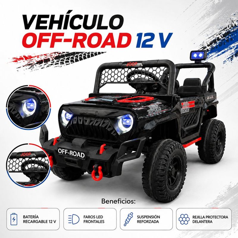 Carro Eléctrico Jeep Off Road Pequeño Colores Surtidos