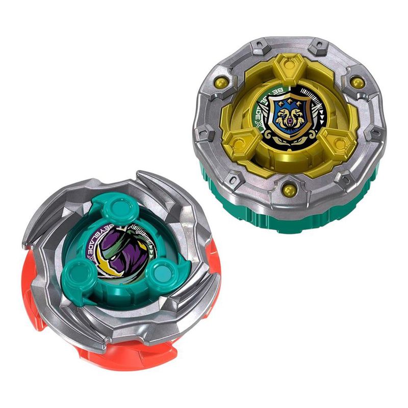 Set de Batalla Beyblade X Sneak Attack con Arena Verde, 2 Tops y Lanzadores