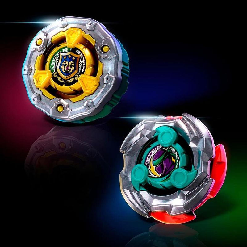 Set de Batalla Beyblade X Sneak Attack con Arena Verde, 2 Tops y Lanzadores