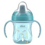 Vaso de Aprendizaje para 6M+ con Boquilla Semisuave de 200 mL Color Azul