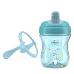 Vaso de Aprendizaje para 6M+ con Boquilla Semisuave de 200 mL Color Azul