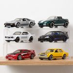 Hot Wheels Multipack Japonés Silver Series 6 Autos Metálicos a Escala 1:64