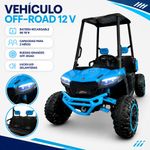 Carro Eléctrico Estilo Golf con Palangana Colores Surtidos