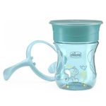 Vaso Entrenador Perfect 360 para 12M+ con Borde Antiderrames de 200 mL Color Azul