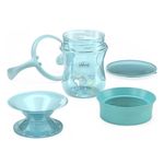 Vaso Entrenador Perfect 360 para 12M+ con Borde Antiderrames de 200 mL Color Azul