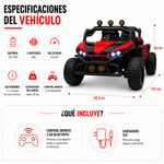 Carro Eléctrico Tornado 4x4 Deportivo Colores Surtidos