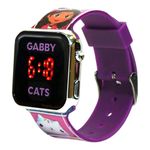 Reloj Digital LED Infantil Cuadrado Diseño Gabby’s Dollhouse