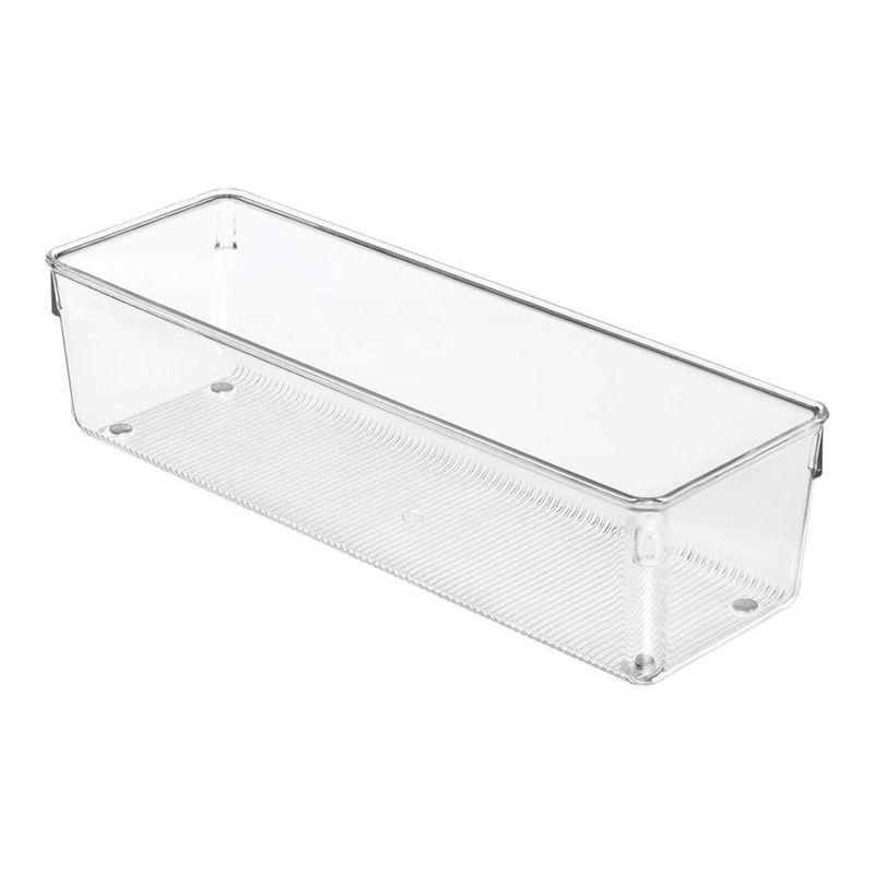 Organizador para Cajón Profundo de Plástico Transparente 31 Cm Antideslizante