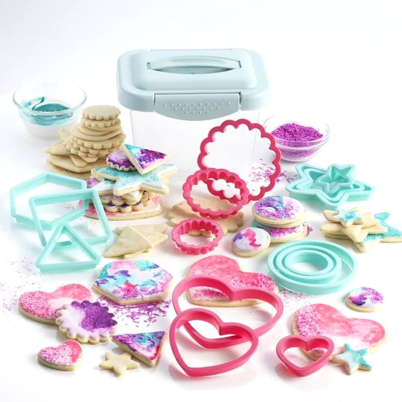 Cortadores de Galletas con Recipiente para Repostería, 15 Piezas