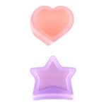 Mini Tazones para Salsas de Silicona con Formas Magenta Jelly Rosado y Lila, 2 Unidades