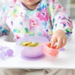 Mini Tazones para Salsas de Silicona con Formas Magenta Jelly Rosado y Lila, 2 Unidades
