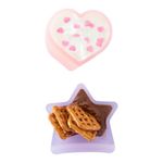 Mini Tazones para Salsas de Silicona con Formas Magenta Jelly Rosado y Lila, 2 Unidades