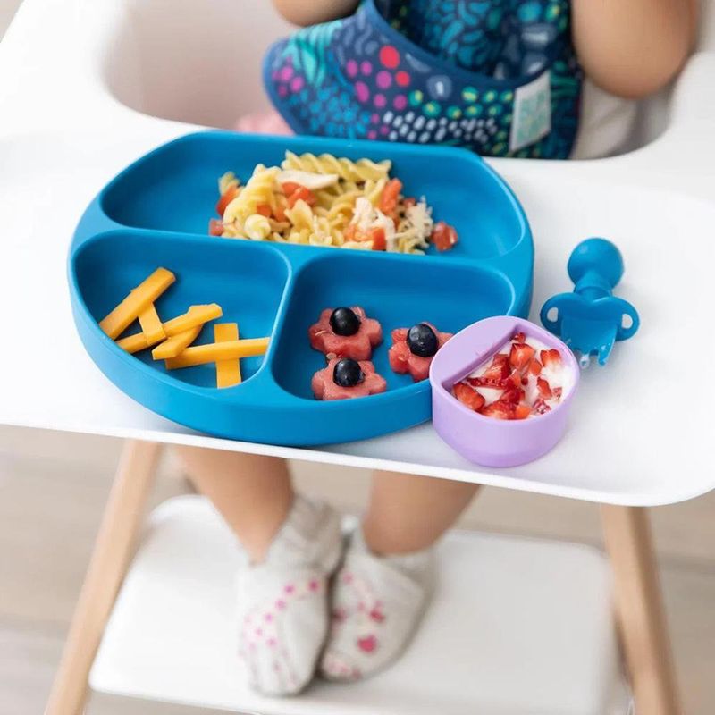 Mini Tazones para Salsas de Silicona con Formas Lollipop Rosado y Lila, 3 Unidades