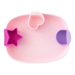 Mini Tazones para Salsas de Silicona con Formas Lollipop Rosado y Lila, 3 Unidades
