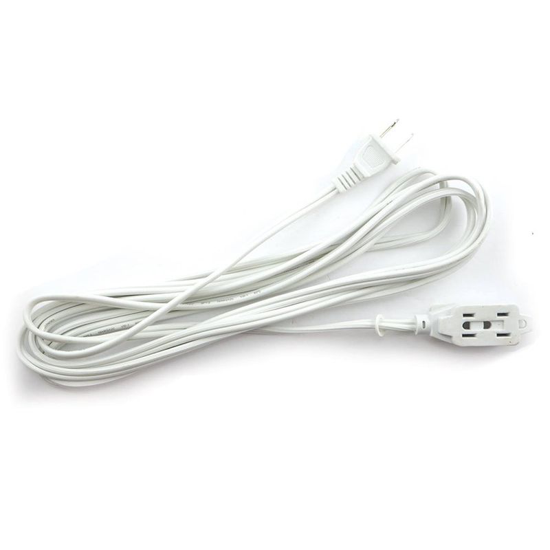Extensión Eléctrica para Interior de 5 Metros con Calibre 16 en Color Blanco