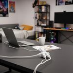 Extensión Eléctrica para Interior de 5 Metros con Calibre 16 en Color Blanco