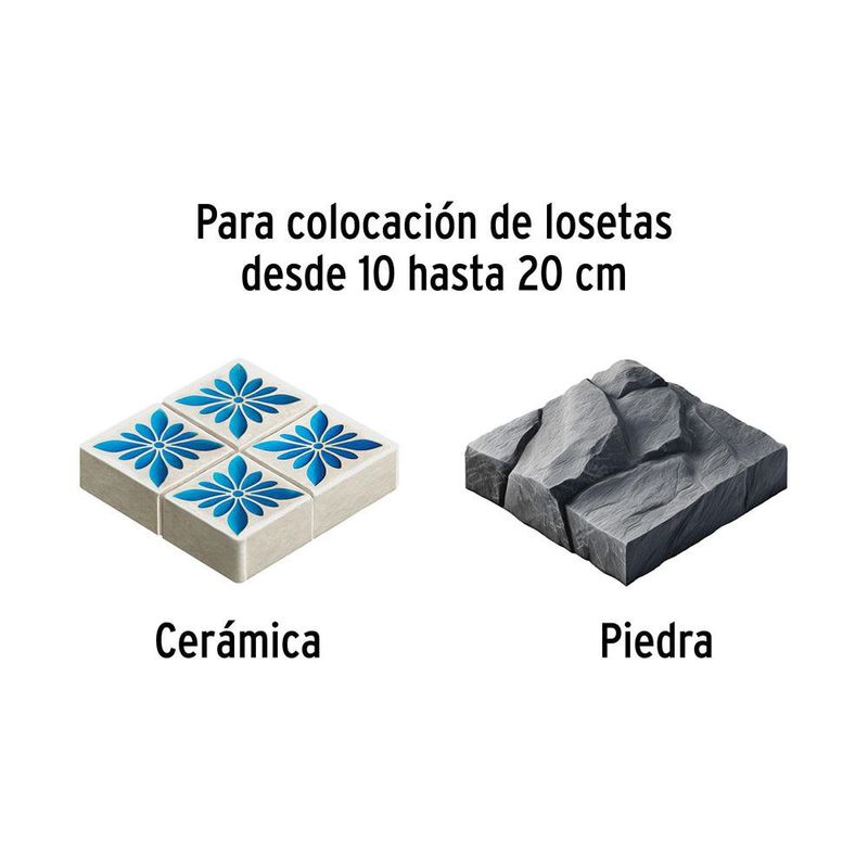 Llana Dentada Cuadrada de 11 plg con Mango Plástico
