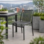 Silla Apilable Vento para Exterior de 50 x 58 x 79 cm Color Gris