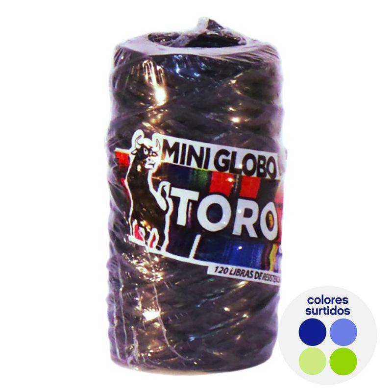 Conito de Polipropileno Mini Globo 120 Lb Colores Surtidos
