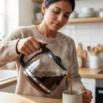 Jarra de Vidrio de Repuesto para Cafetera Rosthal Capacidad 1.5 L / 12 Tazas