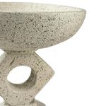 Centro de Mesa Decorativo Alto 21 x 21 x 21 Cm Color Crema