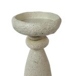 Portavela Decorativo Alto 10.5 x 10.5 x 25 Cm Color Crema