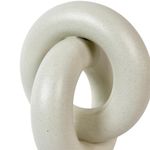 Nudo Decorativo Abstracto 21 x 21 x 30.5 Cm Color Crema